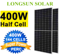 5BB Solar Power 390W 400W 410W 420W Half Cell Perc Monocrystalline Solar Panel