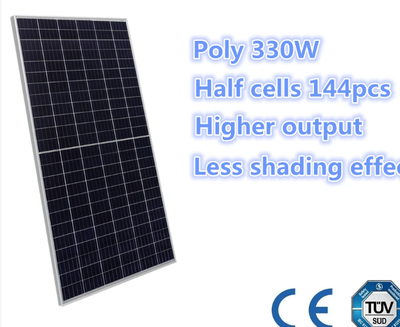 Trustworthy High Efficiency Poly Half-cell perc 280W-340W Solar panel